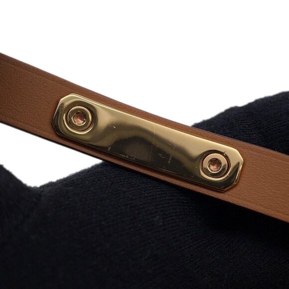 HERMES As de Coeur Bracelet Size T2 Swift Leather Gold - Picture 7 of 14
